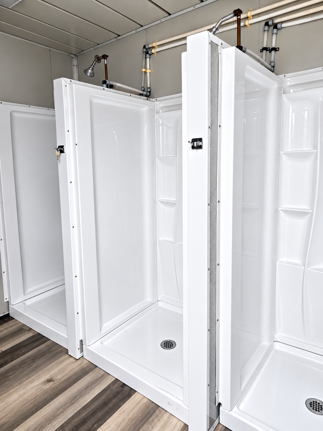20 ft Shower Container · 5 Stalls